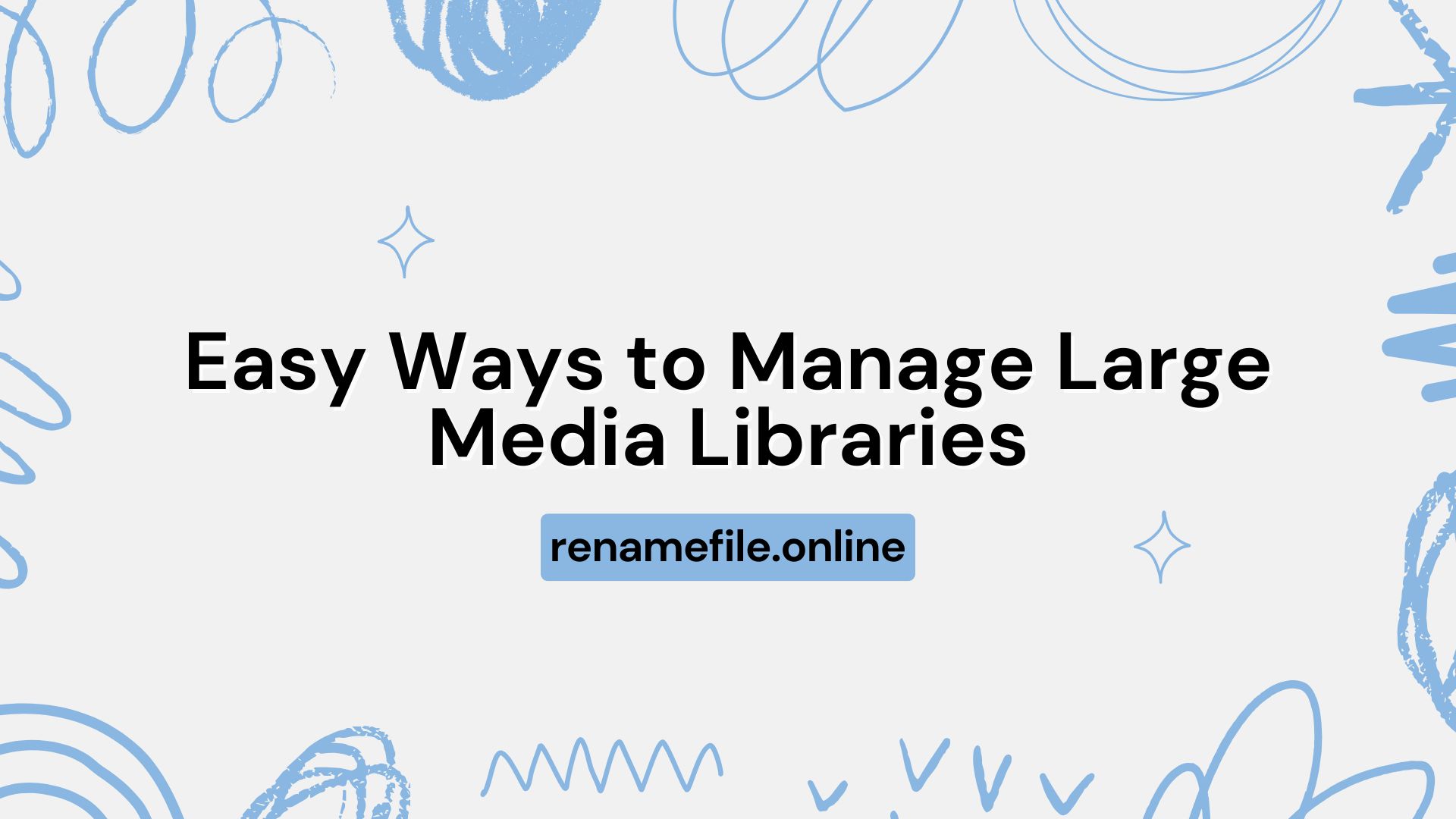 Easy Ways to Manage Large Media Libraries