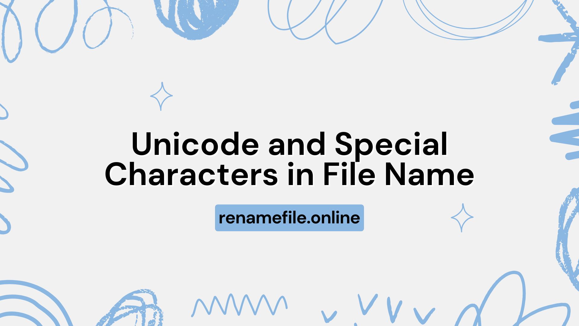 Unicode and Special Characters in File Names Explained